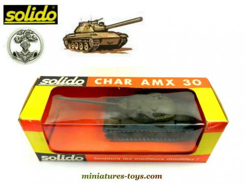 Char AMX 30T Solido 1/43 - Grande Boîte, Miniature Militaire Collection