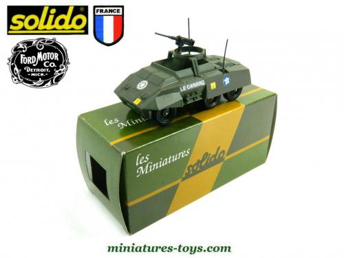 Char Combat-Car M.20 SOLIDO En Boîte - Modèle Réduit 1/43 - Occasion Collection