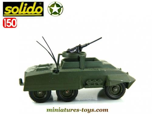 Miniature Solido 1/50 - Tank M20 + Remorque - Véhicule Militaire US - Occasion Parfait