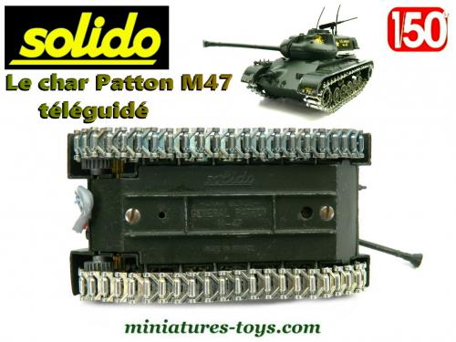 Char Patton Version USA - Solido 3085 1/50 Véhicule Militaire (complet, Neuf)