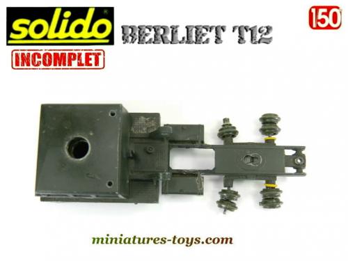 JOUET ANCIEN CAMION armée porte char berliet T12 SOLIDO boite d'origine