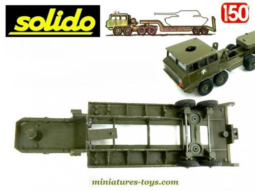 Le Berliet T12 semi porte char en miniature de Solido au 1/50e