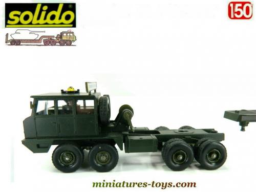 Le Berliet T12 et sa remorque porte char en miniature par Solido