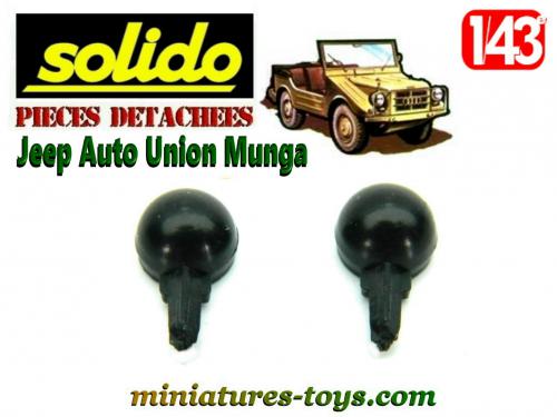 Solido 212, Jeep ( Peugeot DKW AUTO UNION Munga ) et remorque Neuf BO
