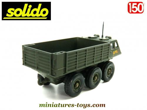SOLIDO MILITAIRE CAMION de l'Armée Française BERLIET GBC 8KT en version bâché EUR 23,20