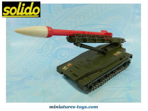 L'automoteur Lance Missile Russe PT76 Blanc En Miniature De Solido Au 1 50e 3915