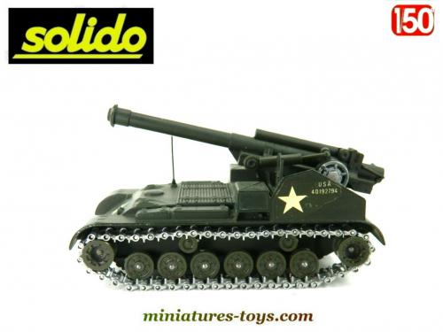 Solido 1/50, blindé US canon Automoteur M41 Gorilla, WW2, version 2000