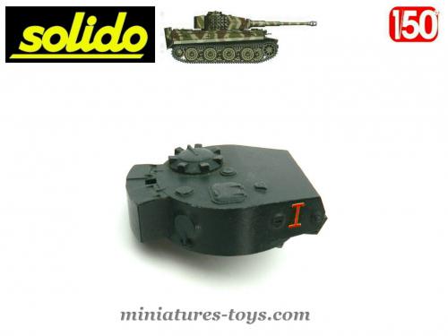 Char Tigre 1 Solido Numéro 141 Gris - Modèle Militaire Allemand 1:50, Métal, Complet, Occasion