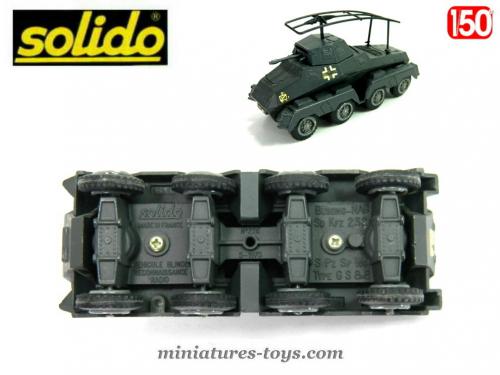 SOLIDO, SDKFZ 252 militaire char allemand avec une tourelle