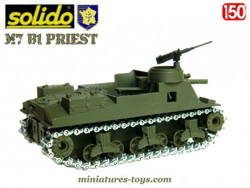 Solido 1/50 – Char M7 Priest – Afrique WW2 – Neuf Sous Blister – Réf 6209