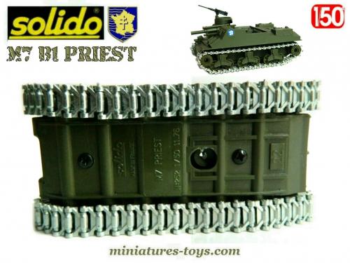 Solido 1/50, char M7 PRIEST FLANDRES, 2e DB Leclerc, WW2, Tbe