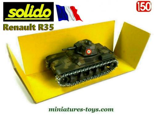 Miniature Char Renault R35 Solido 1/50, édition Limitée, Campagne France 1940, Occasion