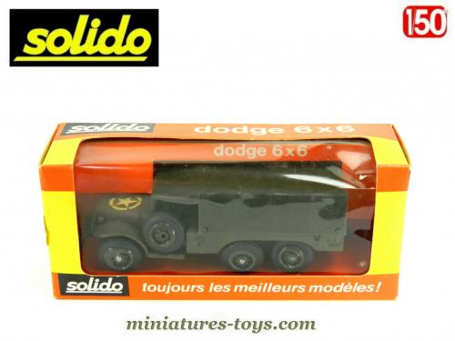 Solido 1/50, Dodge WC 4x4 Armée Américaine - FR