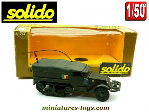 Solido Half-Track M3 Baché - 244 - 1/50 - France 1976/80 - Très Bon État