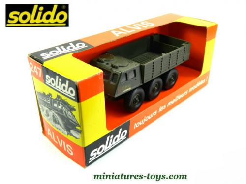 SOLIDO Berliet AUROCH (alvis) militaire chassis riveté +2 divers
