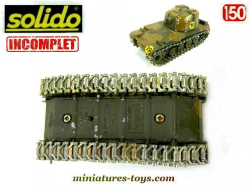 Miniature Solido Militaire N°249, Char AMX Bitube Anti-aérien, échelle 1/50, état Parfait