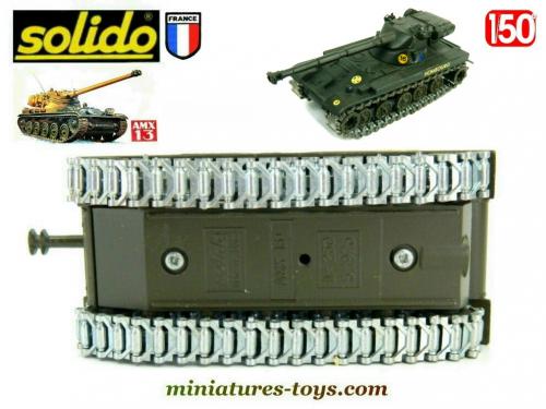Miniature Solido Militaire N°250 - Char AMX 13t France Hombourg - 1/50, Métal