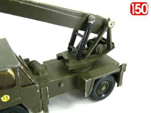 Camion Grue De Pompiers Paris Solido 1/50 - Rouge, 14 Cm, Occasion, Modèle Collection Vintage Richier
