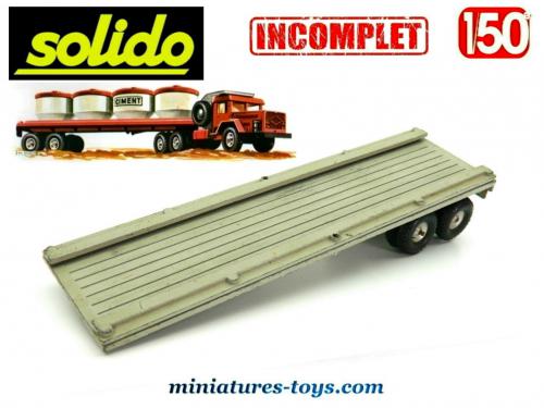 Remorque Solido 1/43ème TITAN Démontable Verte - Occasion, Seule