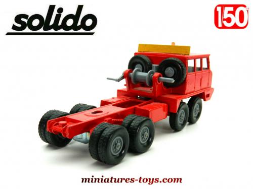 Solido Tracteur Berliet TR 260 Avec Semi-remorque Trailor Vert 1/43