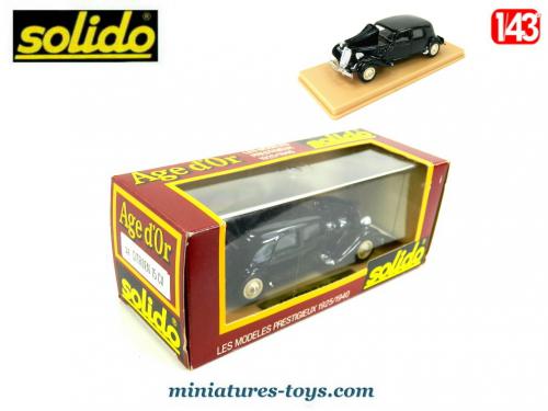 Citroën Traction 15 CV Solido – Miniature 1:43 – Voiture De Collection – Occasion