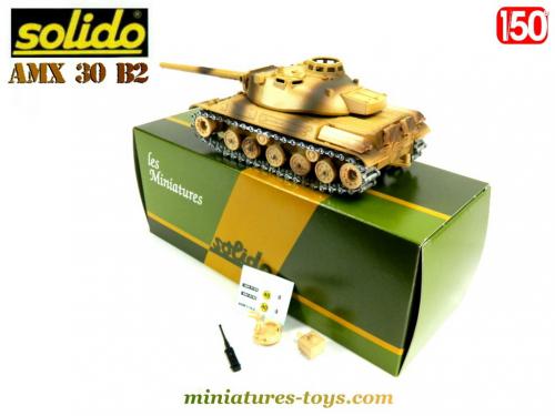 Le char AMX 30 A1 en miniature par Solido au 1/50e incomplet miniatures