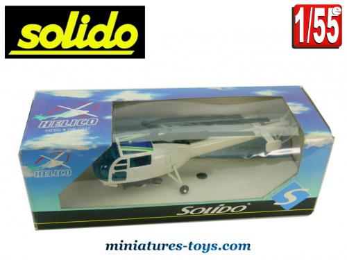 Miniature Solido Hélicoptère Alouette III Armée Française - Échelle 1/78, Occasion
