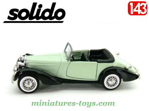 Le Cabriolet Talbot T23 Modèle 1937 En Voiture Miniature Par Solido Au 1 43e 15455