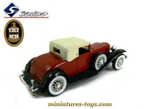Voiture Miniature Solido #55 Cord L29 1929 Verte Et Noire - Occasion - âge D'or