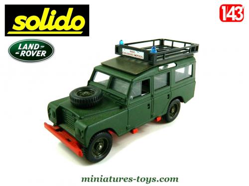La Land Rover 109 en miniature militaire Solido au 1/43e miniatures-toys