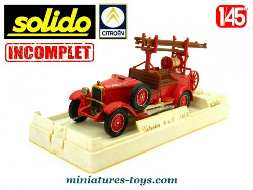 CIJ FRANCE 3.30 camion auto pompe pompier rare EUR 58,00 - FR