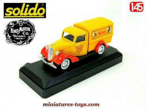 Voiture Miniature Ancienne 1936 Miniature Ford V8 Citerne B.V.-ARAL 1936 - Échelle 1/19, Marque Solido - Occasion Sans Boîte Voiture Miniature Solido 1/19 Citerne
