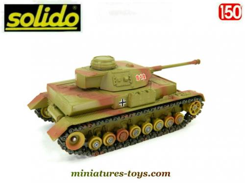 Miniature Char Panzer IV – Solido 1/50 – Occasion