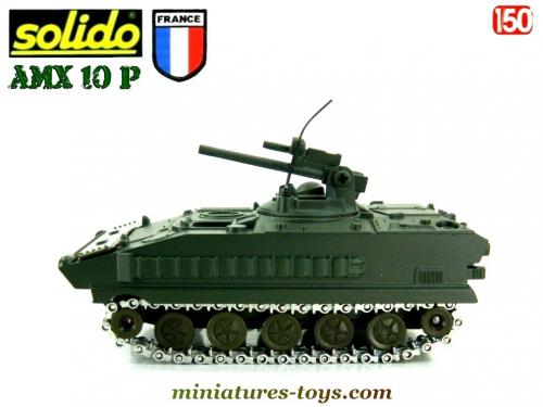 Lot De 2 Solido AMX 10P Kaki, canon, armée Française Ref 1/50 3-78