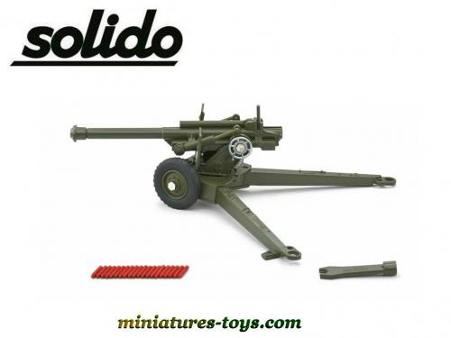 Le canon de 105 mm sur roues en miniature de Solido