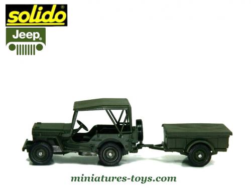 SCHUCO PICCOLO 01902 Jeep Willys et sa remorque ( Anhänger ) neuf + boite EUR 40,00 - IT