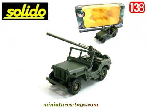 La Jeep Willys ambulance et sa remorque Bantam miniature par Solido au 1/38e