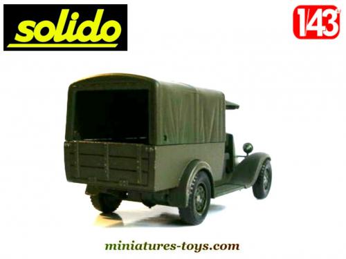 Solido Véhicule Militaire Transport N°6023 - Boîte Plastique Abîmée, Occasion