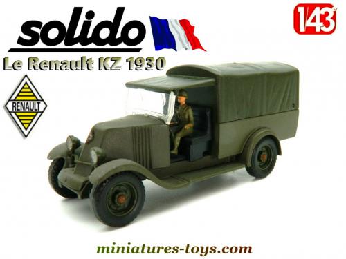 Solido 1/43 - Renault 4x4 Armée Française N°203 - Années 50 - Made In France - Neuf