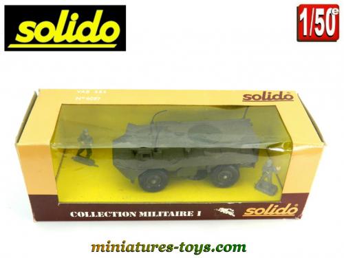 2 NEW SOLIDO DIE-CAST METAL LES MILITAIRES COLLECTION 2 TANKS: VAB 4X4 6007 & JAGDPANTHER 6064