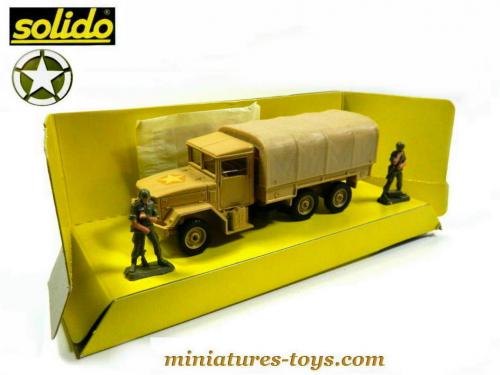 3 Stk. SOLIDO US Militär Fahrzeuge Dodge + Kaiser Jeep LKW (Gebraucht