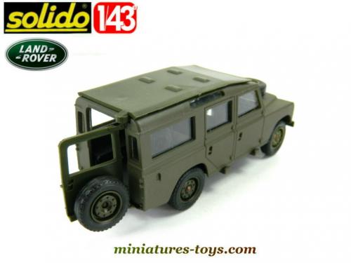 La Land Rover 109 militaire en miniature de Solido au 1/43e miniatures-toys