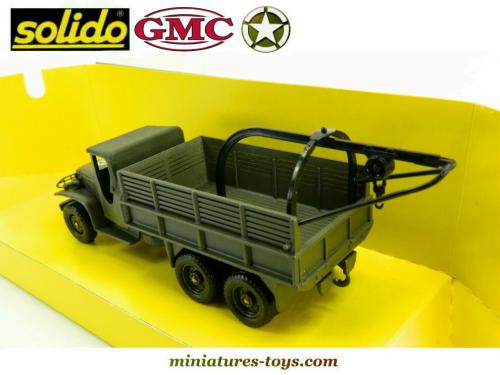 Camion De Dépannage Militaire GMC – Solido 1/50 – Vert, Neuf Avec Accessoires