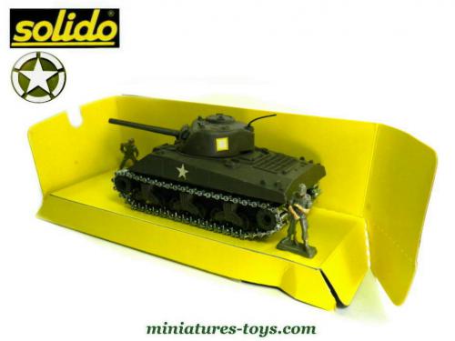 Solido 1/50 Char Sherman ARV – Dépannage Militaire, Métal Et Résine
