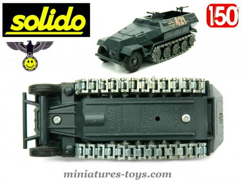 SOLIDO, blindé allemand SDKFZ 251 militaire armée de gudérian
