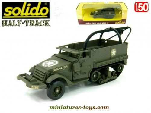 Jouet Mécanique Gobin Daude – Polichinelle Half Track M3 Militaire WW2 – Tôle 1/24