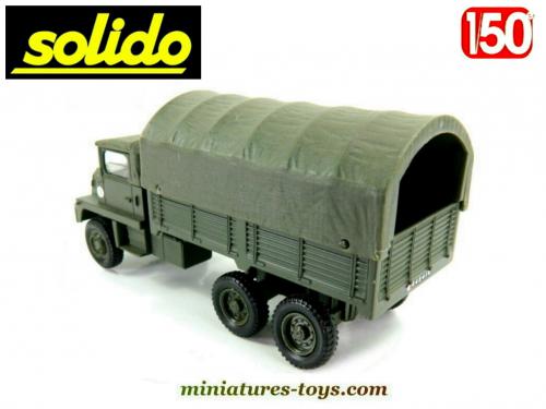 Véhicule [HO] : Camion BERLIET GLC 6, bétaillère jaune - CB112