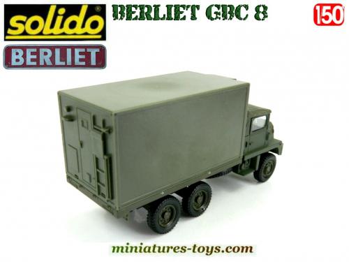 Solido Berliet GBC Militaire – France, échelle 1/50, Neuf, Accessoires