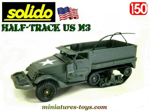 A Découvrir SOLIDO Militaire WW2 U.S. HALF-TRACK M3 Du 1164%c3%a8me Radb De La 2%c3%a8me Db