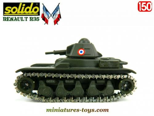 Le char français Renault R35 de 1940 en miniature par Solido au 1/50e